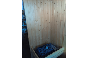 Zimmerei Hasenfratz - Referenzen - Sauna mit Dachfenster