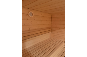 Sauna Fichte und Zirbelpaneel